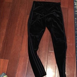 Velour leggings